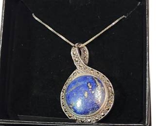NEW Lapis Pendant Necklace 