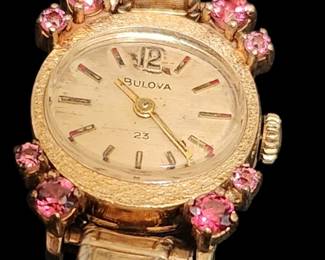 Stunning Bulova 10k Gold Watch 