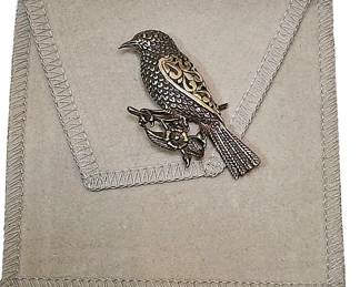 Sterling Bird Brooch 