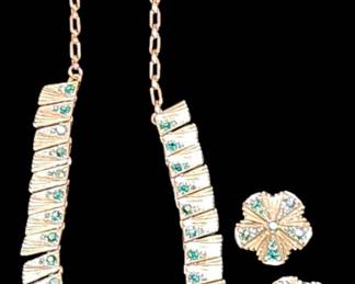 Vintage Necklace and Earrings 