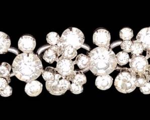 Vintage Clear Stone Bracelet 