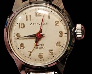 Caravelle White Gold Watch 