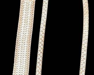 Sterling Bracelet and Necklace 