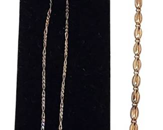Sterling Chain and Bracelet 