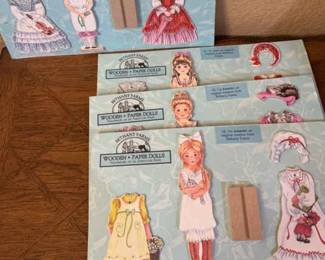4wooden Paper Dolls Bethany Farms