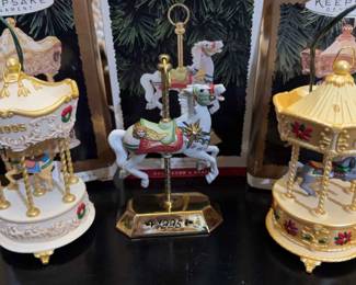 Hallmark Keepsake Ornaments Tobin Farley Carousel 1995 Collectors Series 1995 1996 Magic Series