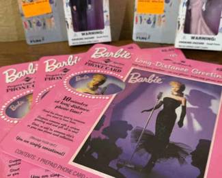 Barbie And Ken Key Chain And 3 Barbie LongDistance Greetings