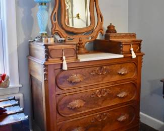 Victorian dresser with mirror