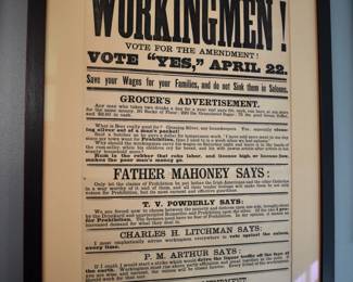 Prohibition poster