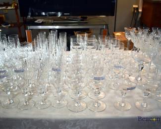 Baccarat Crystal stemware