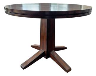 Round Wood Occasional Table