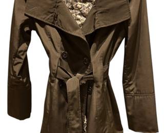 Guess Black Womens Rain Coat