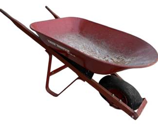 True Temper 4 Cu. Ft. Metal Wheelbarrow