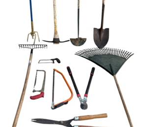 Assortment of Gardening Tools