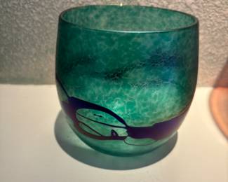 True Legacy Premium: Loetz Style Art Glass Bowl