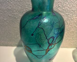 True Legacy Premium: Loetz Style Art Glass Vase