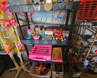 Vintage Barbie, Classroom Skeleton, Polly Pockets, Viewmaster