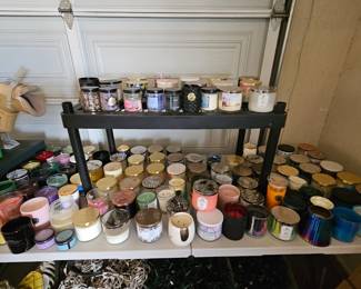 Candles from Bath & Body Works and White Barn