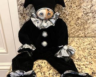 Hand made wooden Phantom of the Opera doll that plays music 