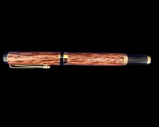 Vintage Red Cedar wood ballpoint pen 