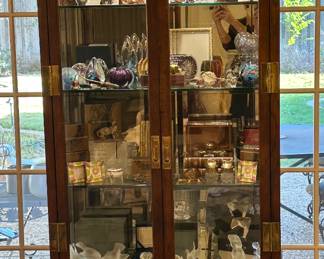 Display cabinet FULL of beautiful treasures!