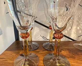 Sasaki Andoas for Neiman Marcus water goblets - set of 4