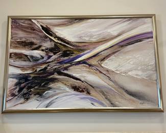 Edward Nagatani oil on canvas