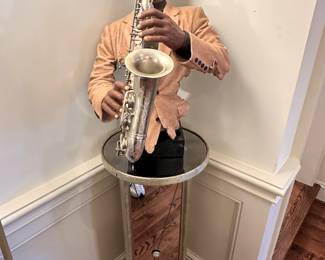 Jean Pierre Willitts "All Night Long" cold painted hand cast resin sculpture from the All That Jazz Collection c. 1991