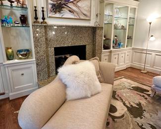 Henredon custom chaise sofa