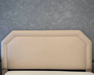 Custom King Headboard with Novasuede fabric 