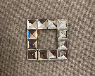 Swarovski crystal napkin rings - 4 sets of 2 in original box