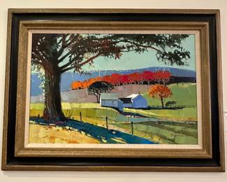 Jose Fernandez, Jr. "Vermont Autumn" oil on canvas
