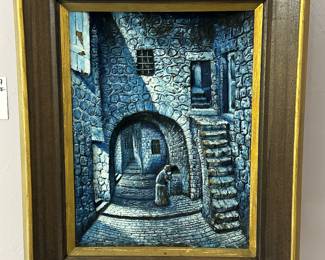 Joseph Manobla poured plaster art 