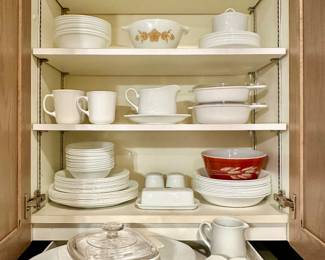 Corelle "Winter Frost" dinnerware - over 80 pieces!