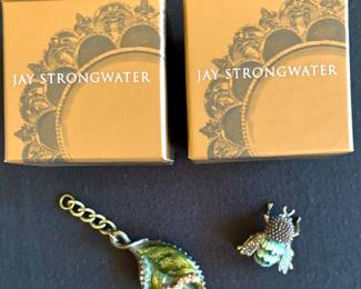 Jay Strongwater bee and leaf 