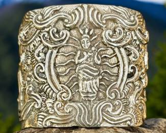 Rebecca Collins sterling silver cuff