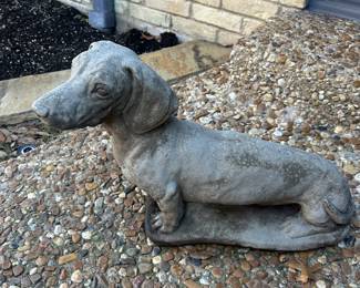 Concrete Dachshund 