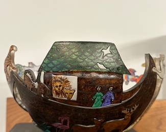 Ann Alderson Cabezas Glass Bowl "Noah”