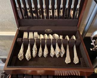 Grande Baroque by Wallace (1941) Sterling Flatware Set - 110 pieces