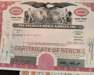 Vintage Stock Certificates