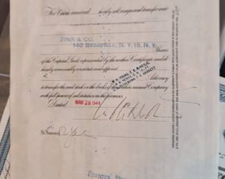 Vintage Stock Certificates