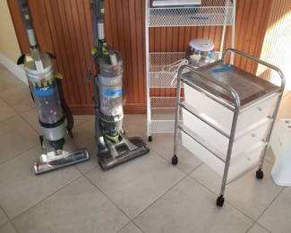 Shark vacuum cleaners; household storage aids