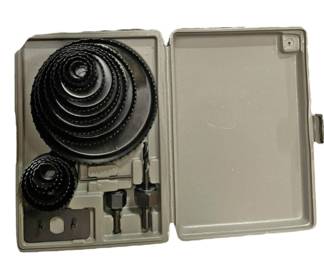 Warrior 18 Piece Carbon Steel Hole Saw Set 