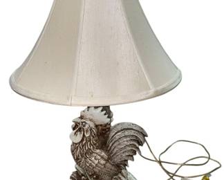 Vintage Rooster Table Lamp 