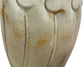 Frankoma Scalloped Desert Gold Vase 