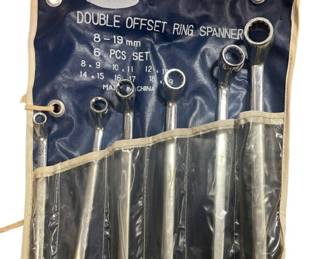 KF Double Offset Ring Spanner 6 pc Set 