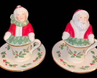 Lenox Holiday Salt Pepper Shakers 