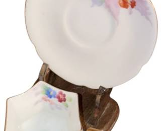 Tiny Teacup Saucer On Stand 