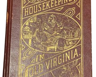 RARE BOOK Housekeeping In Old Virginia 