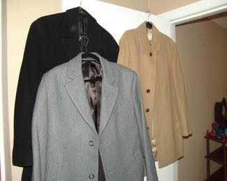 Camel hair and other winter coats